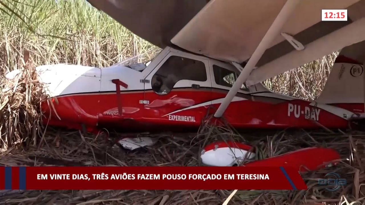 Em vinte dias, três aviões fazem pouso forçado em Teresina 29 06 2023