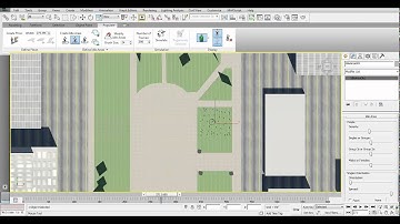 Crowd Populate Demo 3ds max 2014