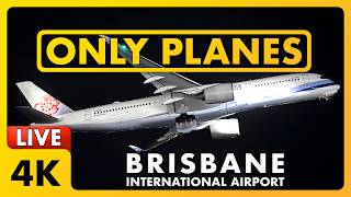 🔴 Friday NIGHT Plane Spotting @ Brisbane Airport w/ James & Matty   ATC ✈️