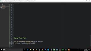 Javascript Function Practice: Is one word inside another?