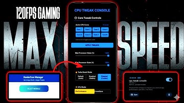 INSTANT 120FPS BOOST - The SECRET App for Android CPU Max Clock Speed & 120FPS Gaming (NO ROOT ) 