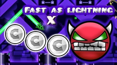 Geometry Dash - Fast as lightning X by Potatoplayer [Demon]
