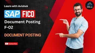 DAY 13 | Document Posting in SAP FICO using F-02 | Manual Journal Entry Posting [SAP FI Tutorial]