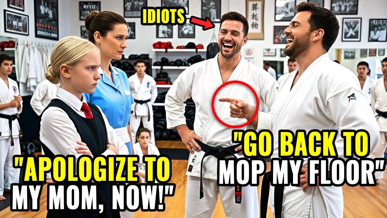 Black Belt Asked Maid's Daughter to Fight as a Joke – Her First Strike SHOCKED the Whole Gym