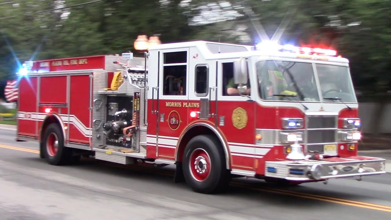 Morris Plains Fire Department Engine 3 Responding 7121 YouTube