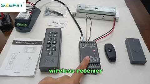 No Wiring! No Punching! Wireless Access Control System!