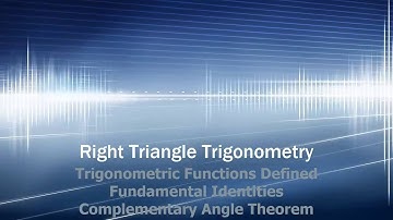 Right Triangle Trigonometry: An Introduction