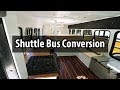 Amazing SHUTTLE BUS Conversion in 4 weeks