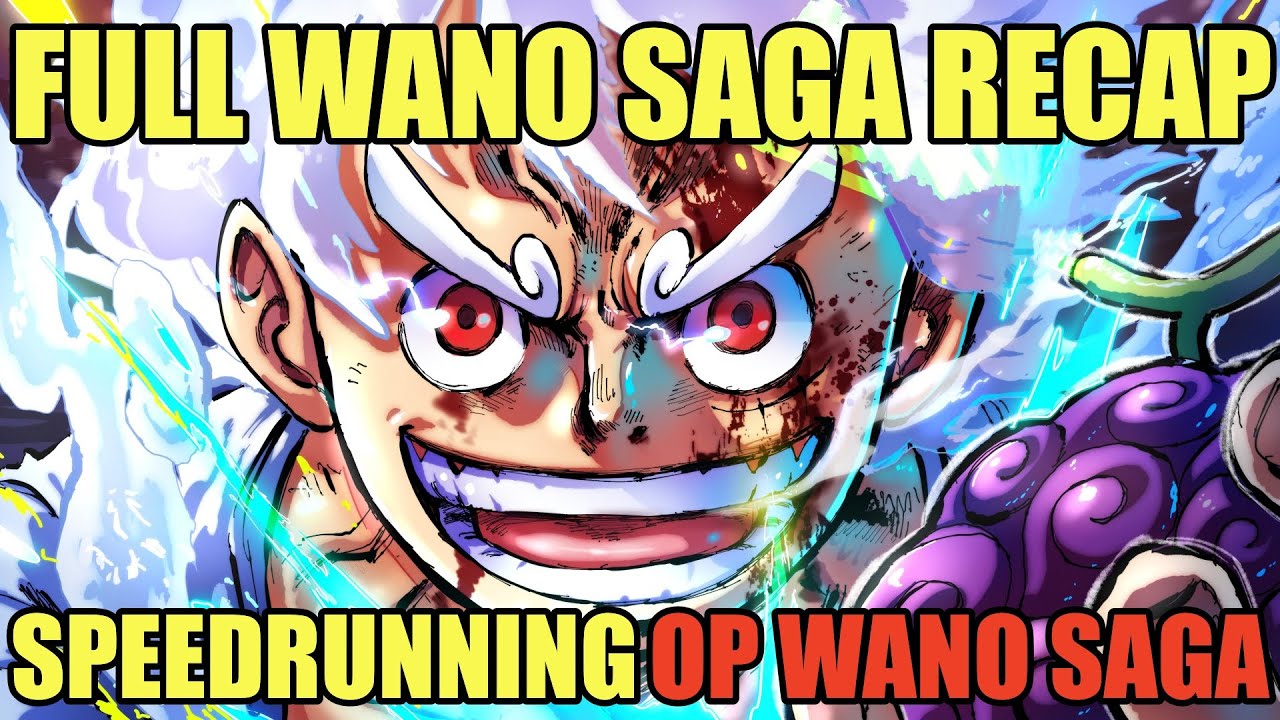 Speedrunning One Piece Wano Saga | Luffy Defeats Kaido | Full Wano Saga Recap: 208 Episodes