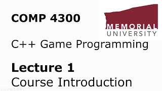 COMP4300 - Game Programming - Lecture 01 - Course Introduction screenshot 4