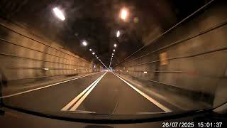 Crossing the Mont Blanc Tunnel from Italy to France | Real-Time Drive
