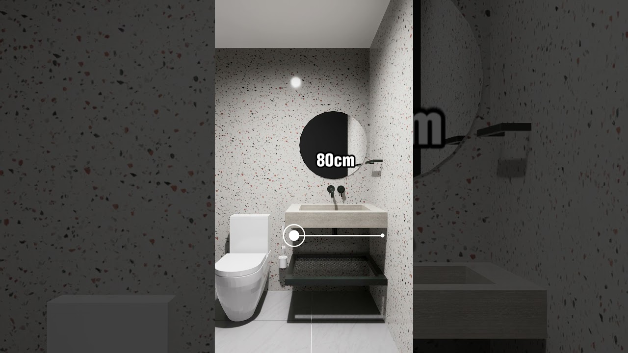 MEDIDAS MINIMAS - baño rectangular 