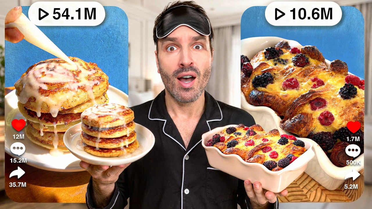 JE TESTE les recettes de PETIT-DÉJEUNER virales qui donnent envie de se réveiller