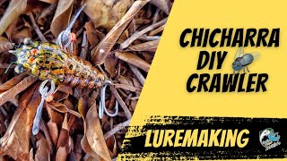 🔥🪰Making a Cicada(Chicharra). A Topwater DIY letal lure for Bass fishing🎣🔝💦