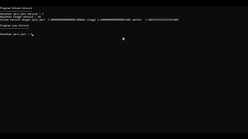Menentukan Volume dan Luas Kerucut menggunakan Free Pascal