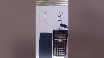 [Calculator Trick] Changing Mixed Fraction to Improper Fraction using Scientific Calculator