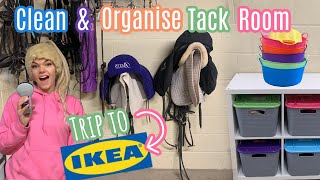 Tack Room Cleaning & Organisation | Trip to Ikea | Lilpetchannel