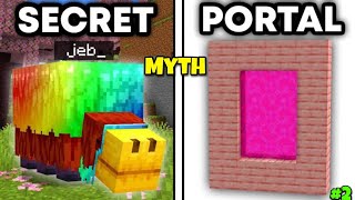 Busting Myths Minecraft is *HIDING* From You!