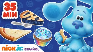 Pistas de Blue y tú | 35 MIN de las comidas favoritas de Blue | Nick Jr. en Español