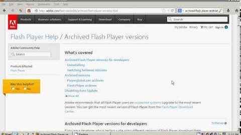 If Adobe Flash Player does not come pre-installed on your Android 2 or 3 device; v10.1 performs best