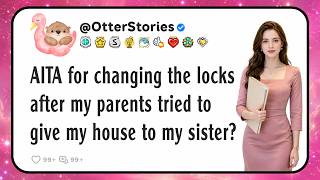 AITA for changing the locks after my parents tried to give my house to my sister