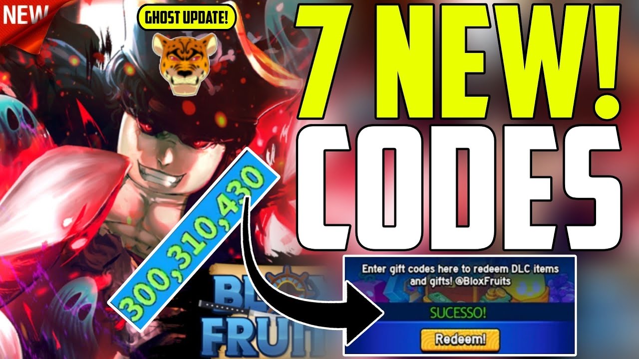 Blox Fruits Codes for Ghost Update in December 2023: Boosts, Stat Resets, &  More! - Try Hard Guides