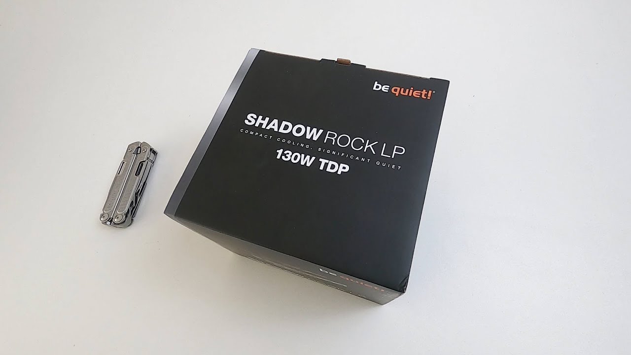 BeQuiet Shadow Rock LP CPU Cooler *REAL* Unboxing in English