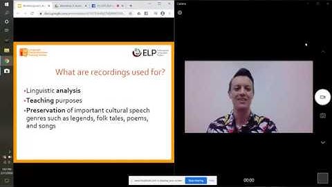LDTC ELP 2020 Webinar #3 - Audio & Video Recording