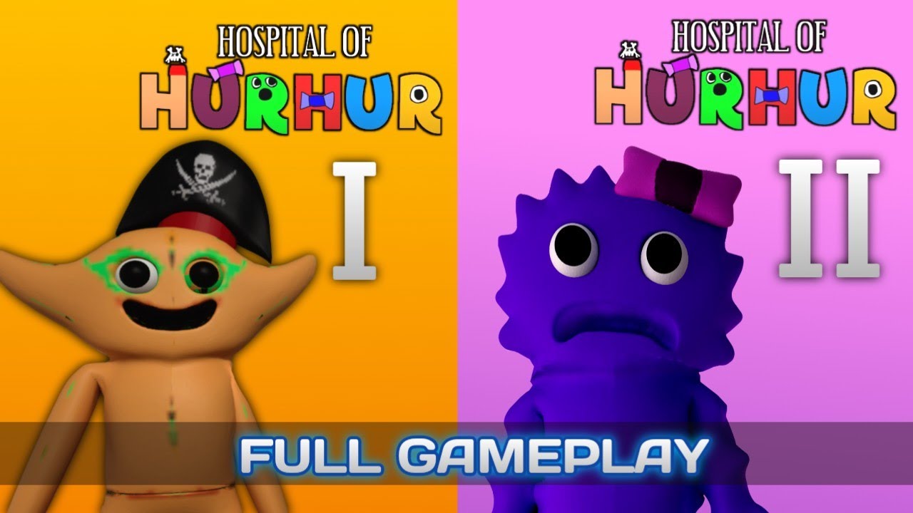 HOSPITAL OF HURHUR (Chapters 1,2) Full Gameplay - New BANBAN + SURSUR FANMADE Mascot Horror!