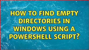 How to find empty directories in Windows using a Powershell Script? (4 Solutions!!)