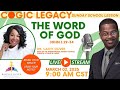 Dr. Rodney Jones, LIVE, COGIC Sunday School, The Word of God, With Dr. Cathy Oliver, John 1:29-34