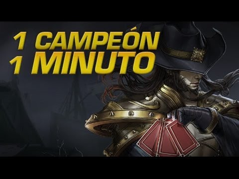 Twisted Fate - 1 CAMPEÓN EN 1 MINUTO - League of Legends Express