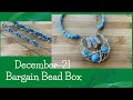 What I made with the Winter Wonderland Bargain Bead Box