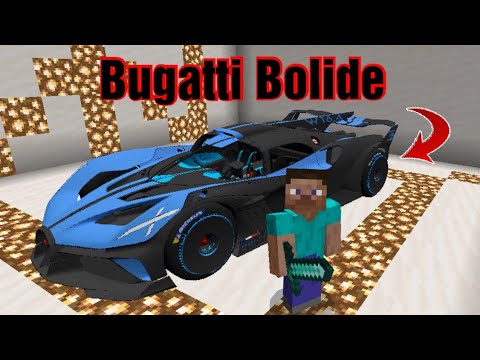 Bugatti Bolide Minecraft Pe 🤯🤯 - YouTube