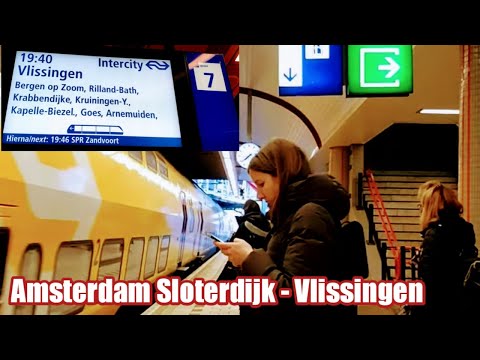 Amsterdam Sloterdijk - Vlissingen - Double Decker Train | Tuesday 29 March 2022 | 7:40 pm