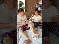 Mom and Dad got tricked by the baby again, haha!/ 엄마 아빠 또 아기한테 속았 어요, 하하! 😂