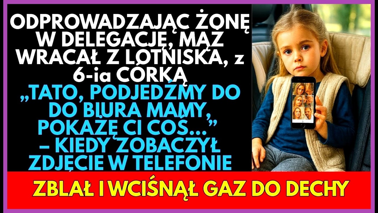 „-Tato, musimy podjechać do biura mamy, pokażę ci coś…” – gdy zobaczył, co pokazała mu córka…