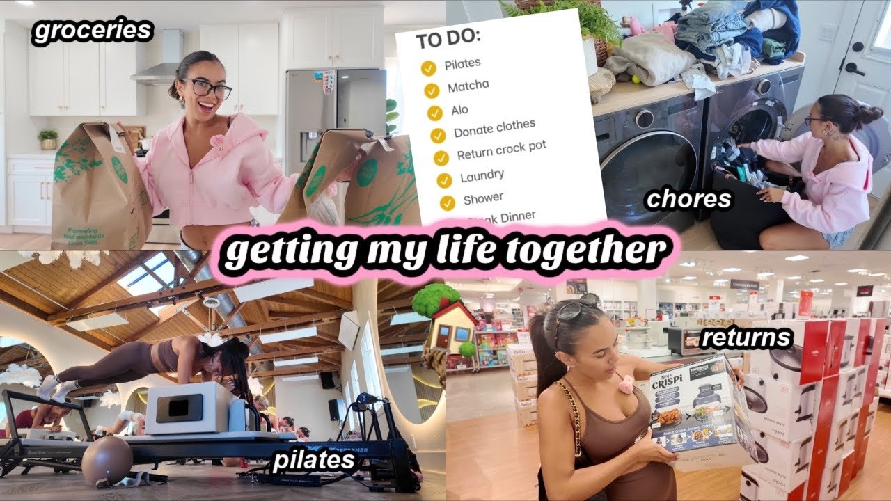 getting my life together + productive day in my life 💐