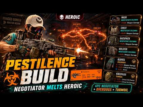 PESTILENCE + NEGOTIATOR'S DILEMMA Build MELTS HEROIC | Division 2