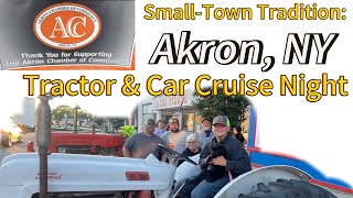 Small-Town Tradition: Akron, NY Tractor & Car Cruise Night