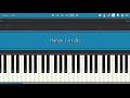 Hanon  exercise no 01 d flat  synthesia midi download  le pianiste virtuose  premiere partie
