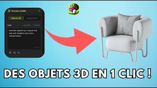 Générer des Objets 3D avec l'IA, c'est possible ! (Et elle le fait bien 😉)
