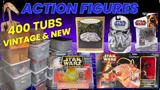 400 Tubs of Action Figures Hasbro Star Wars Episode 1 & 90's: Part 39