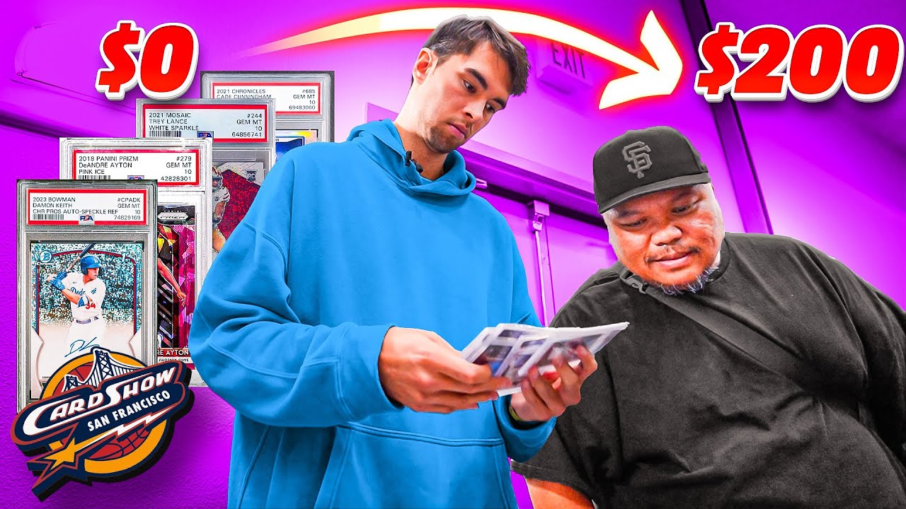 Turning 0 Into 200 With Sports Cards! YouTube