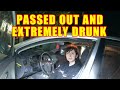 Extremely Intoxicated Woman Found Passed Out Drunk Behind the Wheel