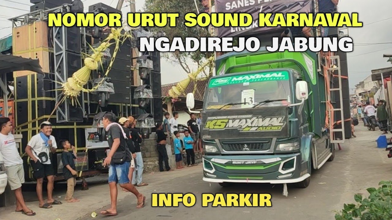 nomor urut sound system karnaval Ngadirejo Jabung hari ini ‼️