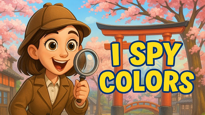 I Spy Colors Game – Red, Blue, Pink, Green & Yellow | Learn Colors in English | ESL for Kids