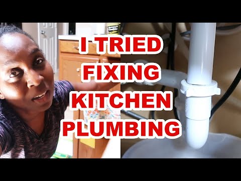 How I Fix My Broken Kitchen Sink Plumbing Myself - YouTube