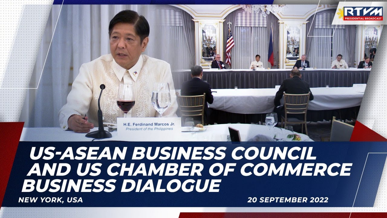 US-ASEAN Business Council and US Chamber of Commerce Business Dialogue 9/20/2022
