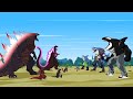30 MINUTES FUNNY OF Godzilla vs SHARK | Godzilla Cartoon Compilation